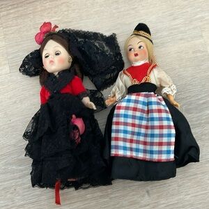 Set of 2 Vintage 1950 ? vogue Ginny Dolls